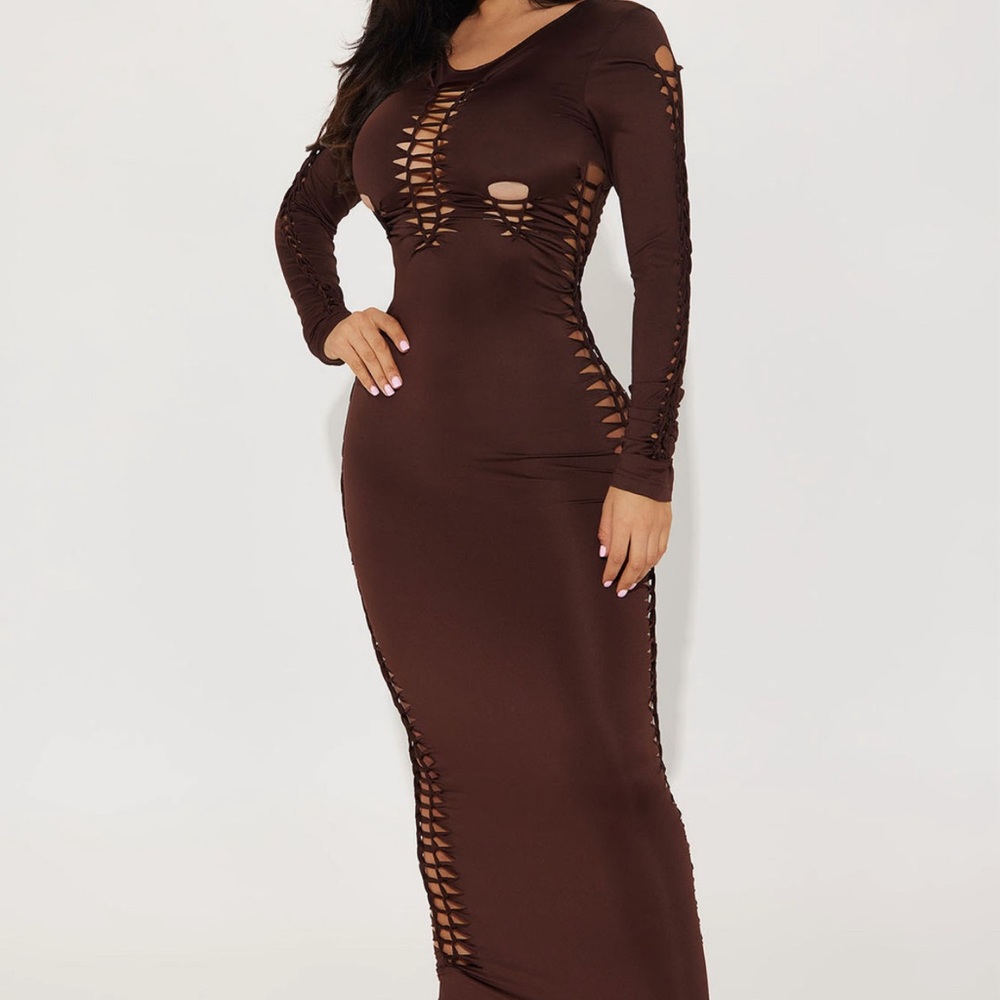 Maxi Dress - Brown